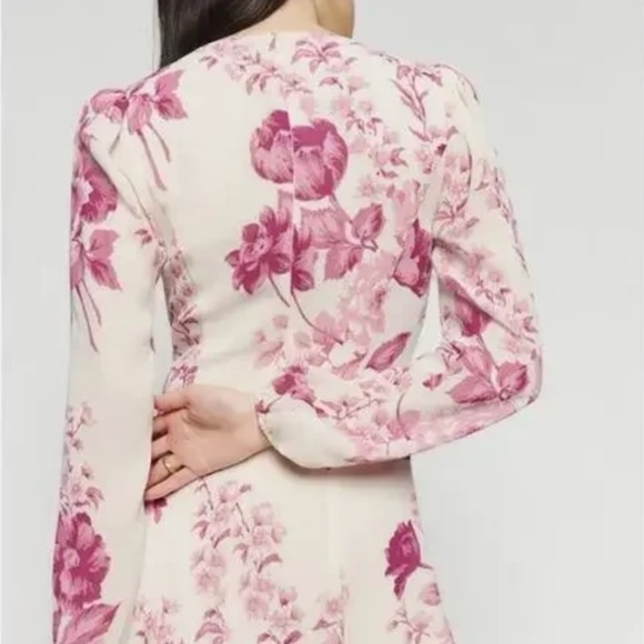 NWT Reformation Ferris Floral Mini Dress Sz 0 - Picture 2 of 8